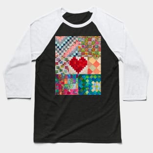 Quilted Love Baseball T-Shirt